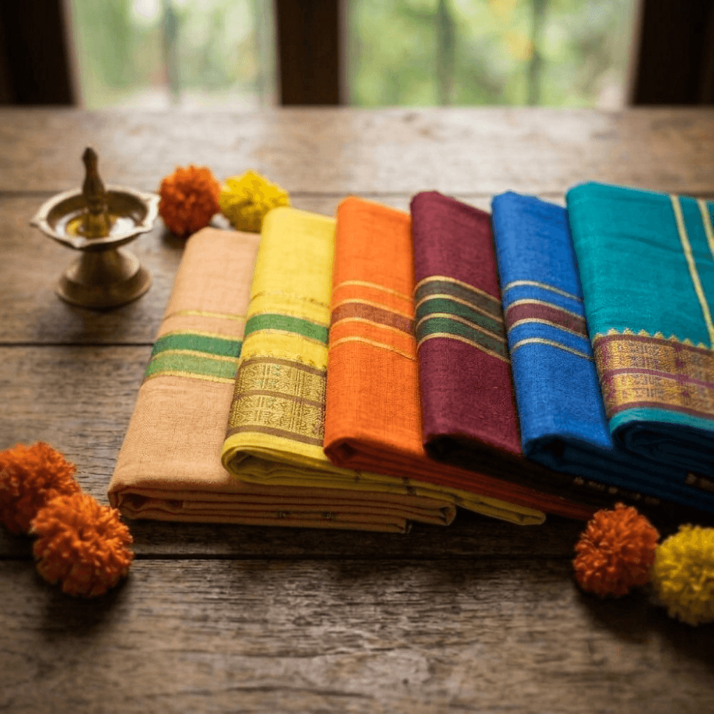 Colour Dhoti 9x5